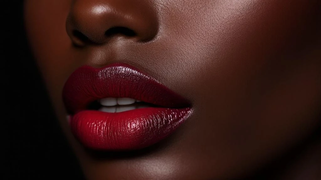 Finished makeup look with vibrant colors